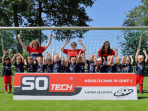 G-Junioren der SG Oesterweg jubeln. Saison 2026/27